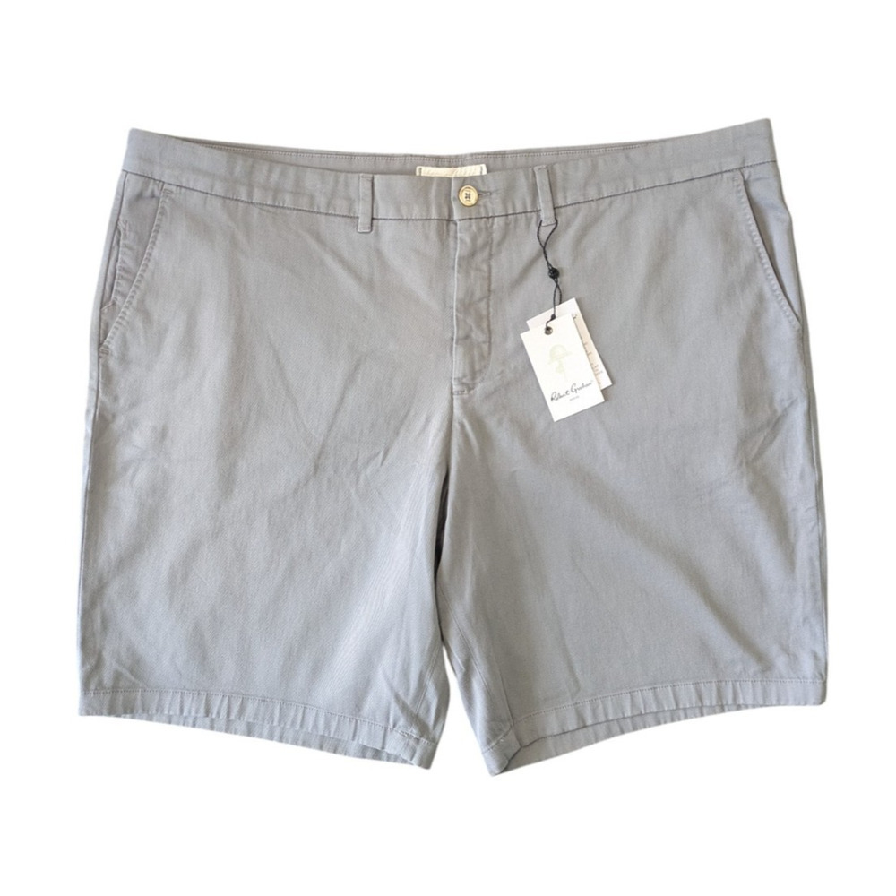 Robert Graham Belgrade Gray 10” Shorts New Size 48 Classic Fit Stretch $99 MSRP